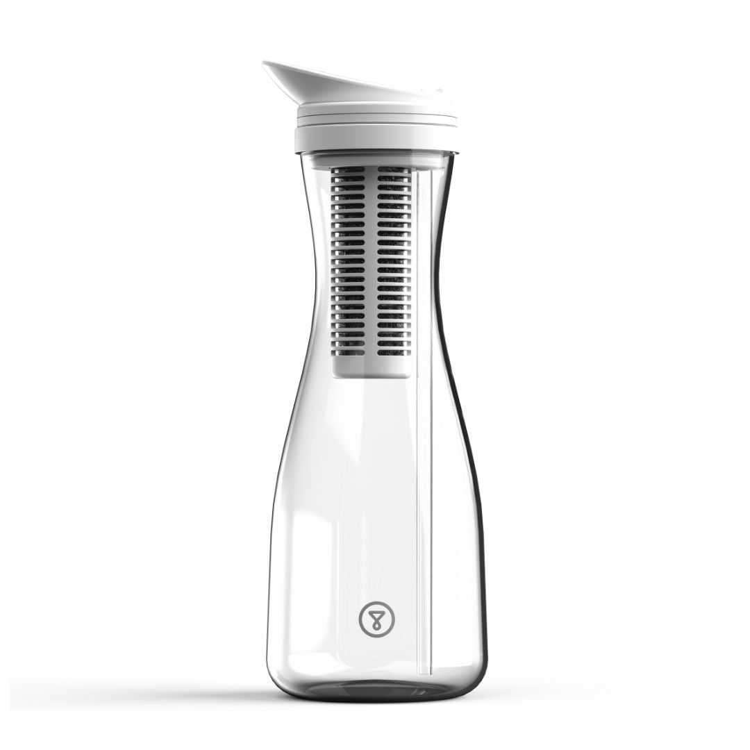 vattenfilterkanna genomskinligt glas