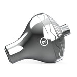 Shower pro tappwater duschfilter i krom med vit bakgrund