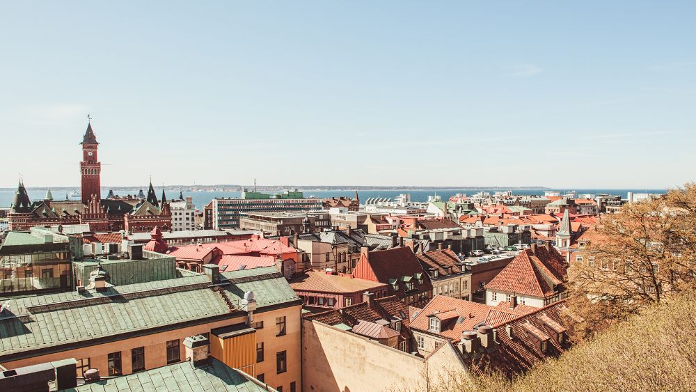 Överblick över Helsingborg stad 