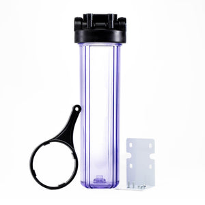 Big Blue 20 tum filterhus Watex inklusive fäste, skiftnyckel och tryckmätare