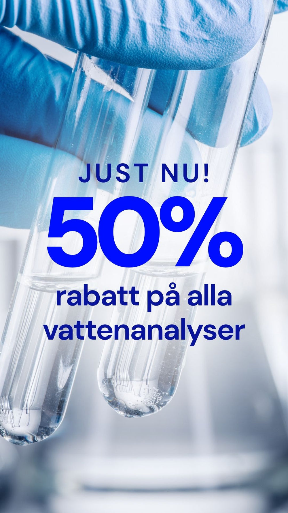 vattenanalyser 50 procent