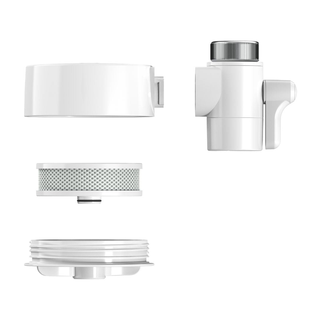 Tappwater EcoPro Compact: het kleinste waterfilter op kraan, filtert meer dan 100 stoffen. 5-traps filtersysteem met nanotechnologie. Waterfilter op kraan (verchroomd Tappwater EcoPro Compact: het kleinste waterfilter op kraan, filtert meer dan 100 stoffen. 5-traps filtersysteem met nanotechnologie. Waterfilter op kraan (verchroomd