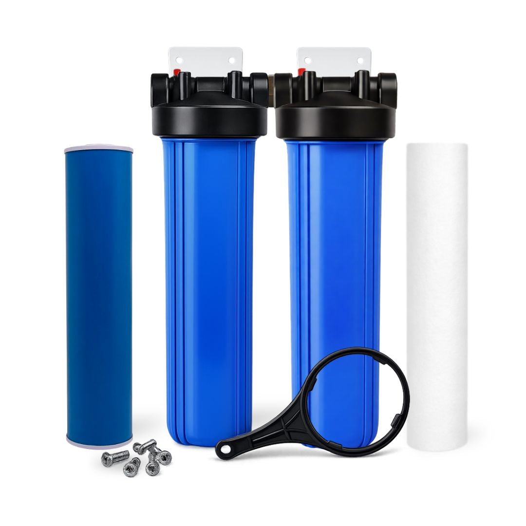 Big blue 20" FL20 DUO Partikel- & kolfilter