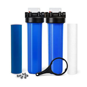 Big blue 20" FL20 DUO Partikel- & kolfilter