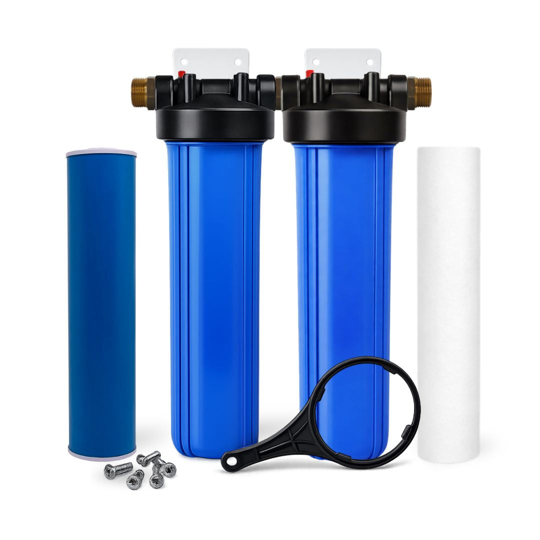 FL20 DUO Partikel- & kolfilter (GAC) 20" - Flowline