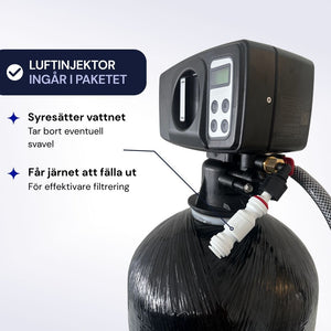 syresättning i järnfilter ventil