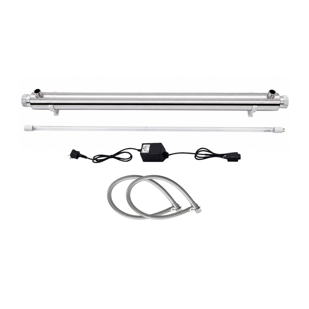 uv-filter uvs 45 lampa, eluttag och flexibla slangar