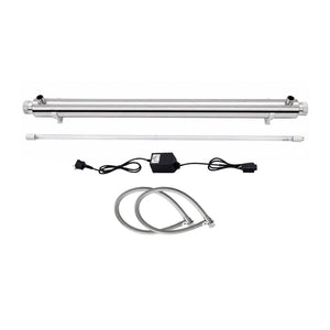 uv-filter uvs 45 lampa, eluttag och flexibla slangar