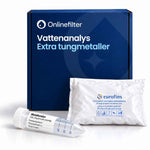 provtagningskit 50 ml flaska och en fryspåse för provtagning av extra tungmetaller 